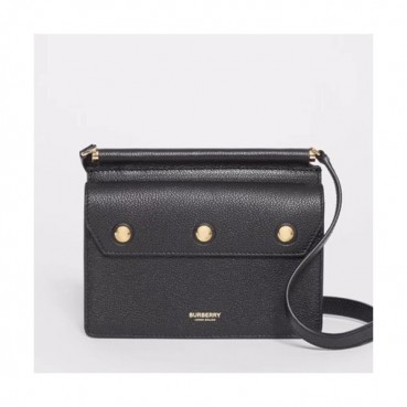 Burberry 2019 Leather Shoulder Bag, 19cm - 버버리 2019 여성용 레더 숄더백 ,BURB0407,19cm,블랙