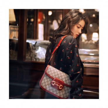 Gucci 2019 Horsebit Shoulder Bag,25CM - 구찌 2019 홀스빗 여성용 숄더백 602204,GUB0837,25cm,레드