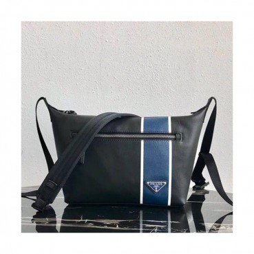Prada 2019 Leather Messenger Shoulder Bag,24CM - 프라다 2019 레더 남성용 메신저 숄더백,2VH078