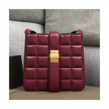 Bottega Veneta 2019 Marie Leather Shoulder Bag,30cm - 보테가 베네타 2019 마리 레더 여성용 숄더백 578344A,BVB0423,30cm,레드