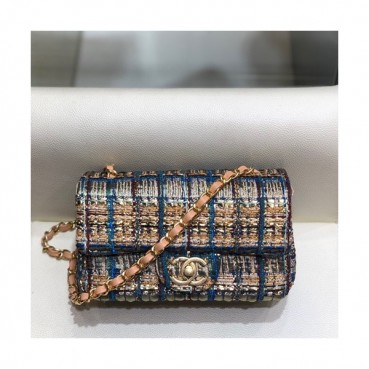 Chanel 2019 Tweed Shoulder Bag ,20CM - 샤넬 2019 여성용 트위드 숄더백  1116 