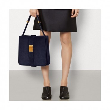 Bottega Veneta 2019 Marie Suede Shoulder Bag,30cm - 보테가 베네타 2019 마리 스웨이드 여성용 숄더백 578344,BVB0405,30cm,블루