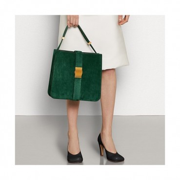 Bottega Veneta 2019 Marie Suede Shoulder Bag,30cm - 보테가 베네타 2019 마리 스웨이드 여성용 숄더백 578344,BVB0406,30cm,그린