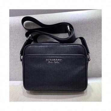 Burberry 2019 Messenger Shoulder Bag ,22.5CM - 버버리 2019 남성용 메신저 숄더백,BURB0398,22.5cm,블랙