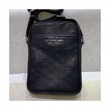 Burberry 2019 Messenger Shoulder Bag ,23CM - 버버리 2019 남성용 메신저 숄더백,BURB0393,23cm,블랙