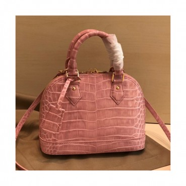 Louis Vuitton 2019 Alma BB Leather Tote Shoulder Bag,23.5cm - 루이비통 2019 알마 BB 레더 여성용 토트숄더백,M91606 ,LOUB1697,23.5cm,핑크