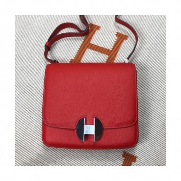 Hermes 2019 2002 Ever Color Leather Shoulder Bag ,20cm - 에르메스 2019 2002 에버컬러 레더 숄더백 HERB0767,20cm,레드