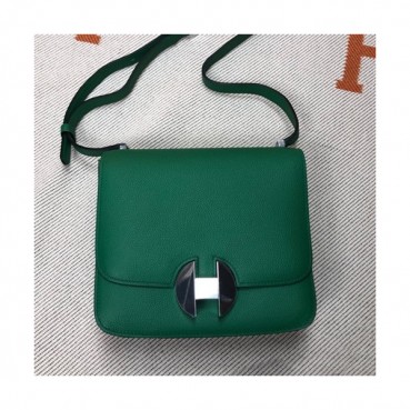 Hermes 2019 2002 Ever Color Leather Shoulder Bag ,20cm - 에르메스 2019 2002 에버컬러 레더 숄더백 HERB0764,20cm,그린