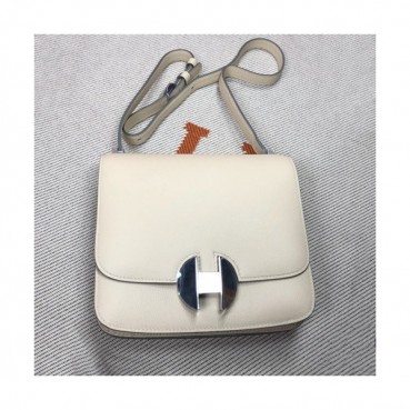 Hermes 2019 2002 Ever Color Leather Shoulder Bag ,20cm - 에르메스 2019 2002 에버컬러 레더 숄더백 HERB0762,20cm,화이트