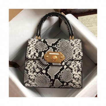 Dolce&Gabbana 2019 Leather Tote Shoulder Bag ,24CM - 돌체 앤 가바나 2019 레더 여성용 토트 숄더백 DGB0155,24cm,그레이