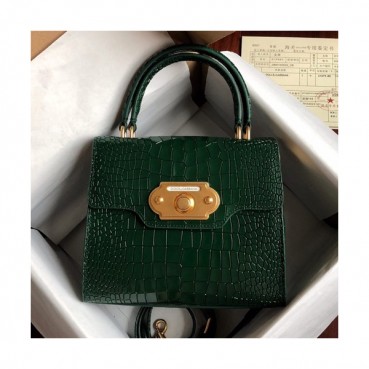 Dolce&Gabbana 2019 Leather Tote Shoulder Bag ,24CM - 돌체 앤 가바나 2019 레더 여성용 토트 숄더백 DGB0147,24cm,그린