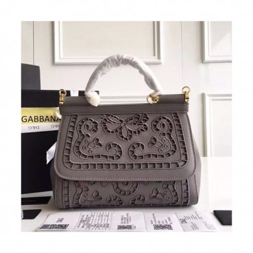Dolce&Gabbana 2019 Leather Tote Shoulder Bag ,25CM - 돌체 앤 가바나 2019 레더 여성용 토트 숄더백 DGB0064,25cm,그레이