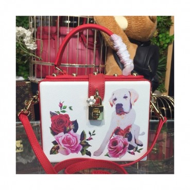 Dolce&Gabbana 2019 Leather Tote Shoulder Bag ,19.5CM - 돌체 앤 가바나 2019 레더 여성용 토트 숄더백 DGB0082,19.5cm,화이트