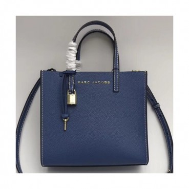 Mark Jacobs 2019 Leather Women Tote Shoulder Bag,23cm - 마크제이콥스 2019 레더 여성용 토트 숄더백,MJB0135 ,23cm,블루