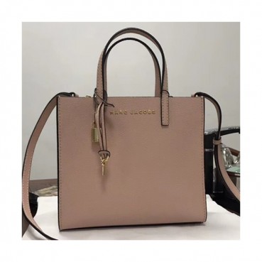 Mark Jacobs 2019 Leather Women Tote Shoulder Bag,23cm - 마크제이콥스 2019 레더 여성용 토트 숄더백,MJB0134 ,23cm,연핑크
