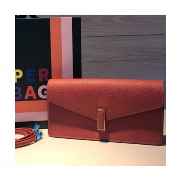 Valextra 2019 Epsom Leather Shoulder Bag,25CM - 발렉스트라 2019 엡송 레더 숄더백,VALB0110,25CM,브릭브라운