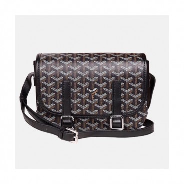 [데일리 백]Goyard 2019 PVC Shoulder Bag,23cm - 고야드 2019 PVC 여성용 숄더백,GYB0185,23cm,블랙