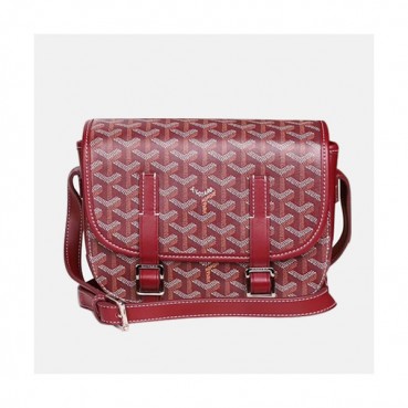 Goyard 2019 PVC Shoulder Bag,23cm - 고야드 2019 PVC 여성용 숄더백,GYB0181,23cm,와인