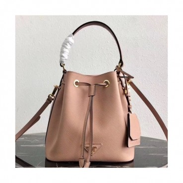 Prada 2019 Woman Leather Bucket Tote Shoulder Bag,22cm - 프라다 2019 여성용 레더 버킷 토트 숄더백 ,1BZ032