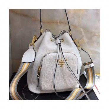 Prada 2019 Woman Leather Bucket Tote Shoulder Bag,25cm - 프라다 2019 여성용 레더 버킷 토트 숄더백 ,1BE030