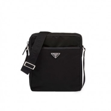 Prada 2019 Nylon Messenger Shoulder Bag,27CM - 프라다 2019 나일론 남성용 메신저 숄더백,2VQ002,27cm,블랙