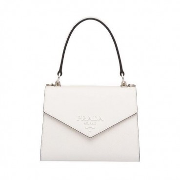 Prada 2019 Monochrome Chain Tote Shoulder Bag,24cm - 프라다 2019 모노크롬 여성용 체인 토트 숄더백 ,1BA186