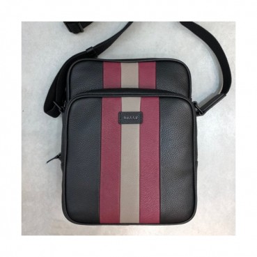 Bally 2019 Leather Shoulder Bag,28cm  - 발리 2019 레더 남성용 숄더백 BALB0093,28cm,블랙