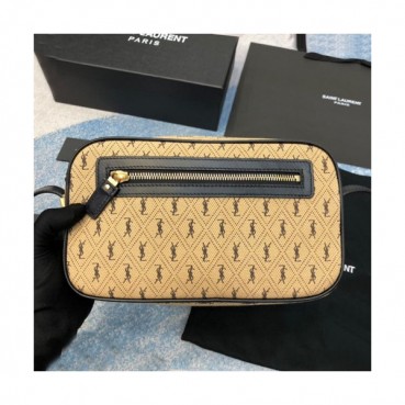 Saint Laurent 2019 Monogram Canvas Camera Shoulder Bag,25.5CM - 입생로랑 2019 모노그램 캔버스 카메라 숄더백,8505, SLB0480,25.5CM,베이지