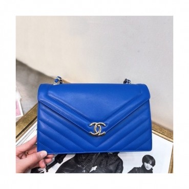 Chanel 2019  Women Large Flap Chain Shoulder Bag,26CM - 샤넬 2019 여성용 라지 플랩 체인 숄더백 ,CHAB1138,26CM,블루
