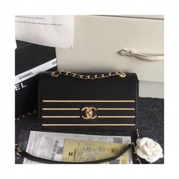 Chanel 2019  Women Flap Chain Shoulder Bag,24CM - 샤넬 2019 여성용 플랩 체인 숄더백 ,CHAB1109,24CM,블랙