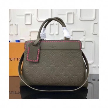 Louis Vuitton 2019 Vosges Leather Tote Shoulder Bag,33cm - 루이비통 2019 보주 레더 여성용 토트숄더백,M43250,LOUB1596,33cm,그린