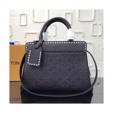 Louis Vuitton 2019 Vosges Leather Tote Shoulder Bag,33cm - 루이비통 2019 보주 레더 여성용 토트숄더백,M41491 ,LOUB1592,33cm,블랙