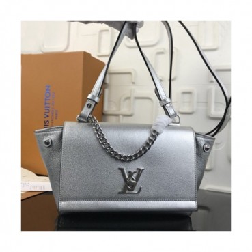 Louis Vuitton 2019 Lock Me BB Shoulder Bag,22cm - 루이비통 2019 락미 bb 숄더백,M51200,LOUB1580,22cm,실버