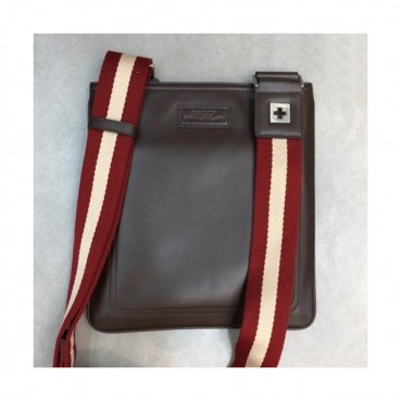 Bally 2019 Leather Shoulder Bag,30cm  - 발리 2019 레더 남성용 숄더백 BALB0049,30cm,브라운