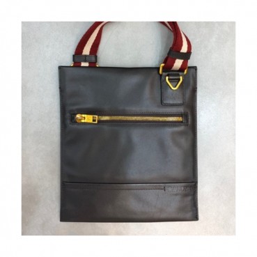 Bally 2019 Leather Shoulder Bag,28cm  - 발리 2019 레더 남성용 숄더백 BALB0045,28cm,브라운