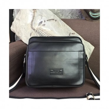 Bally 2019 Leather Shoulder Bag,26cm  - 발리 2019 레더 남성용 숄더백 BALB0043,26cm,블랙