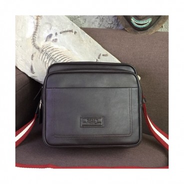 Bally 2019 Leather Shoulder Bag,26cm  - 발리 2019 레더 남성용 숄더백 BALB0042,26cm,브라운