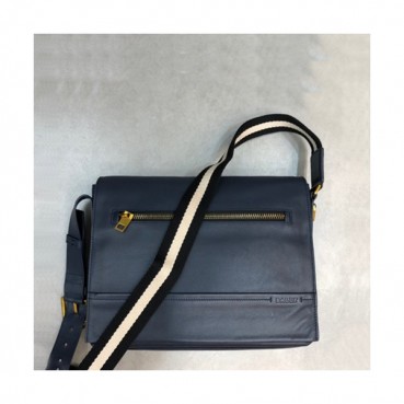 Bally 2019 Leather Shoulder Bag,32cm  - 발리 2019 레더 남성용 숄더백 BALB0041,32cm,네이비