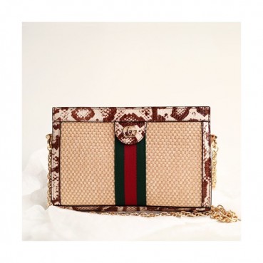 Gucci 2019 Ophidia Women Shoulder Bag ,26CM - 구찌 2019 오피디아  여성용 숄더백 ,503877,GUB0698,26CM,베이지+브라운