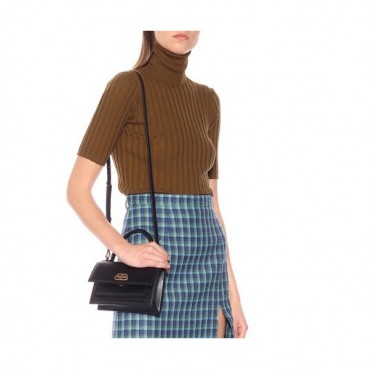 Balenciaga 2019 Sharp XS Leather Satchel  Tote Shoulder Bag,19CM - 발렌시아가 2019 샤프 XS 레더 사첼 토트 숄더백,BGB0432,19CM,블랙