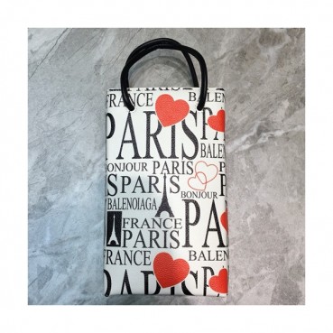 Balenciaga 2019 Leather Super Mini Tote Shoulder Bag / Phone Bag,23CM - 발렌시아가 2019 여성용 레더 슈퍼 미니 토트 숄더백 / 폰 백,BGB0424,23CM,화이트