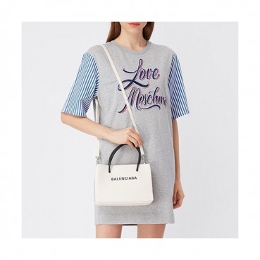 Balenciaga 2019 Leather Tote Shoulder Bag,25CM - 발렌시아가 2019 레더 토트 숄더백,BGB0405,25CM,화이트