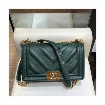 Chanel 2019 Leboy Leather Chain Shoulder Bag ,25cm - 샤넬 2019 르보이 레더 체인 숄더백 67086 