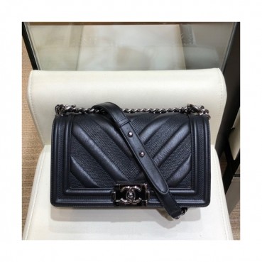 Chanel 2019 Leboy Leather Chain Shoulder Bag ,25cm - 샤넬 2019 르보이 레더 체인 숄더백 67086 