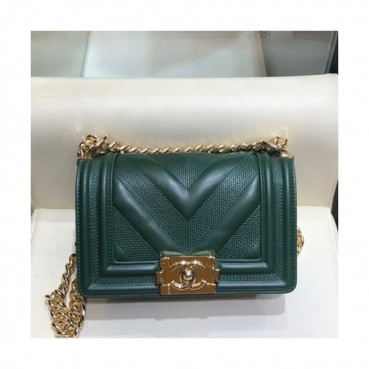 Chanel 2019 Leboy Leather Chain Shoulder Bag ,20cm - 샤넬 2019 르보이 레더 체인 숄더백 67085 