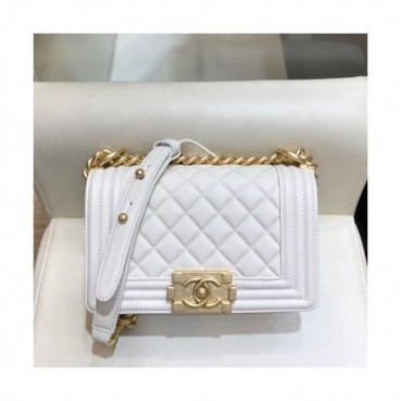 Chanel 2019 Leboy Leather Chain Shoulder Bag ,20cm - 샤넬 2019 르보이 레더 체인 숄더백 67085 