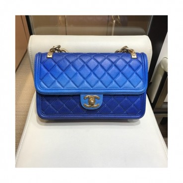 Chanel 2019 Woman Leather Large Tote Shoulder Bag 26CM - 샤넬 2019 여성용 레더 라지 토트 숄더백,CHAB1036,26CM,블루