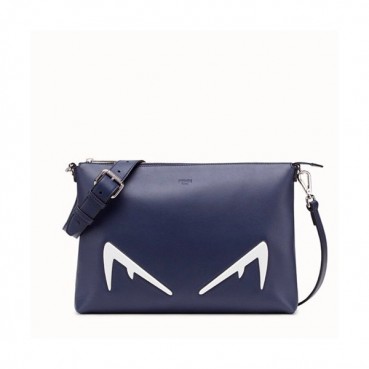 Fendi 2019 Leather Shoulder Bag, 32cm - 펜디 2019 레더 남여공용 숄더백,FENB0444,32cm,네이비