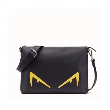 Fendi 2019 Leather Shoulder Bag, 32cm - 펜디 2019 레더 남여공용 숄더백,FENB0443,32cm,블랙
