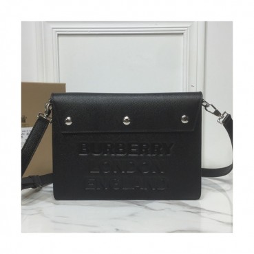 Burberry 2019 Messenger Shoulder Bag ,25.5CM - 버버리 2019 남성용 메신저 숄더백,BURB0329,25.5cm,블랙